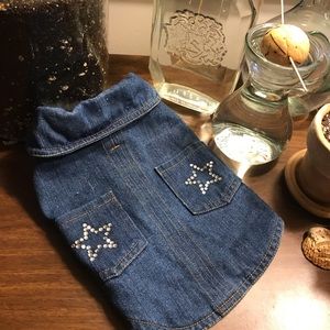 Star Denim puppy outfit